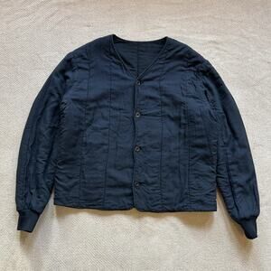 Rawson Vintage Quilted Army Military Bomber Liner Jacket Small